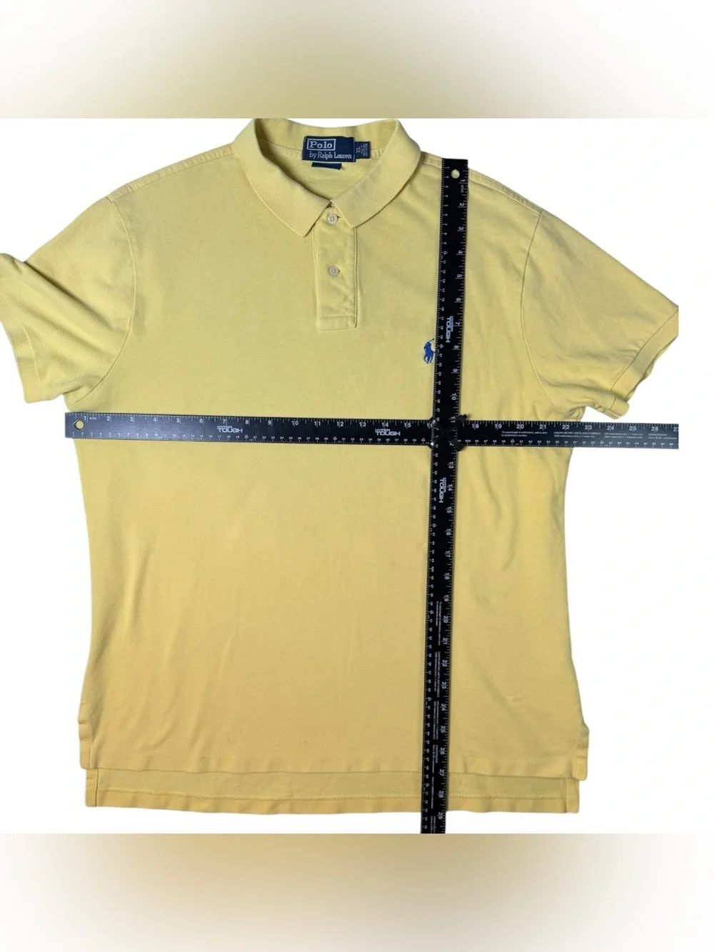 Polo Ralph Lauren Custom Fit Yellow Polo Shirt XL